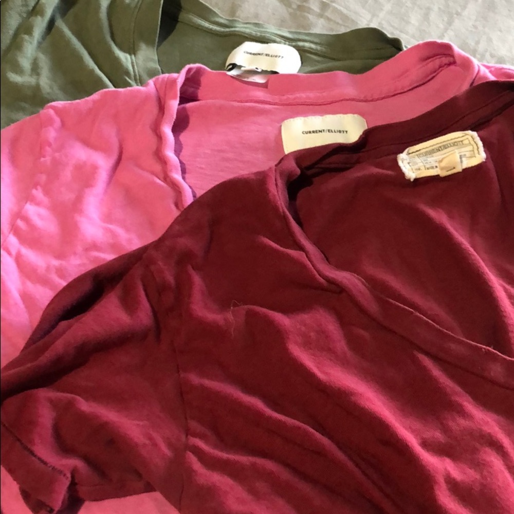 Current Elliot tees vneck size1